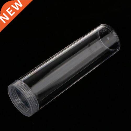 10x Coin Display Tube Capsules Round Organizer Container