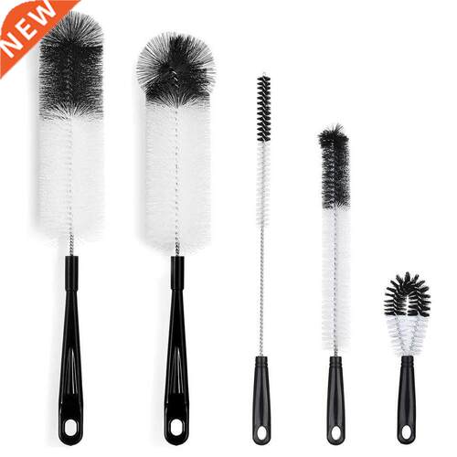1 set Cup Scrubber Glass Cleaner Bottles Brush Sink Kitchen
