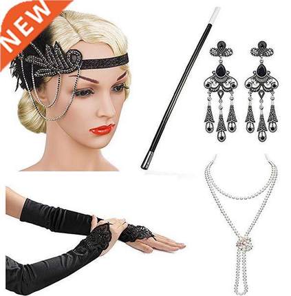 1920s Flapper Headband Accessories Gatsby party Headpiece