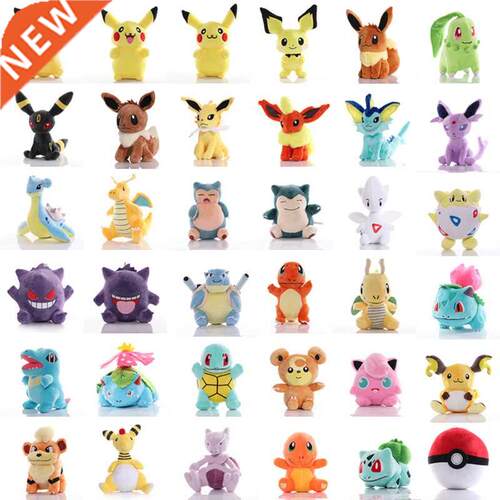 40 Styles TAKARA TOMY Pokemon Plush Toys Doll Pikachu Snorla