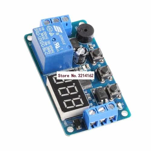12V Module Delay Timer Relay Control Programmable Switch Car