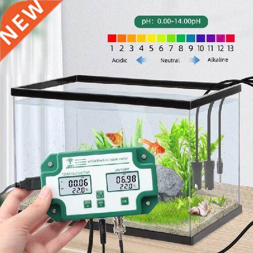 6 In 1 Multi-Parameter Water Quality Tester