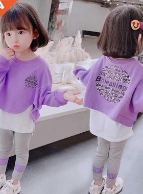 Children's long sleeve tees spring autumn baby kids girls l