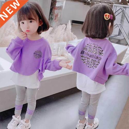 Children's long sleeve tees spring autumn baby kids girls l