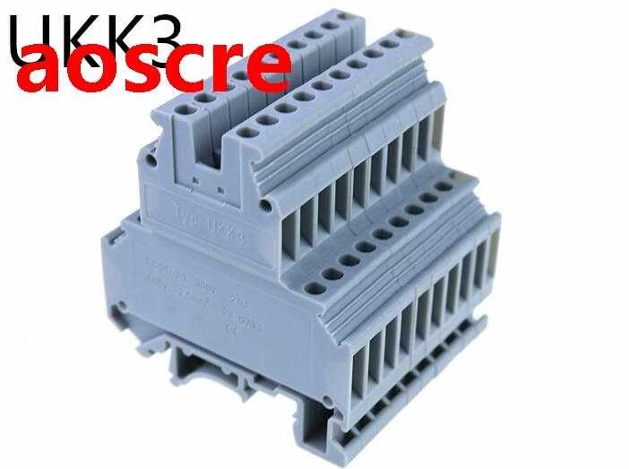 10PCS UKK3 double terminal double lugs of flame retardant ma