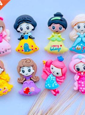 10/20 New Cartoon Lovely Princess Resin Flat  Crafts Scra