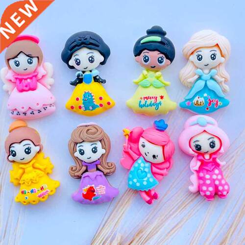 10/20 New Cartoon Lovely Princess Resin Flat  Crafts Scra