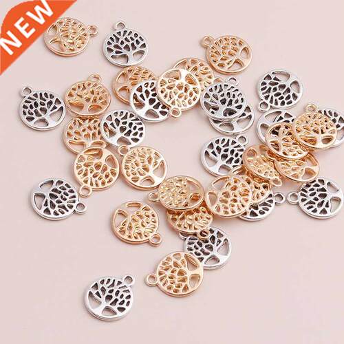 50pcs Smll Hollow Life e DIY Pendnts Necklces Vintge nt