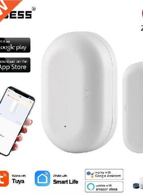 Aubess Tuya ZigBee Smart Window Door Gate Sensor Detector