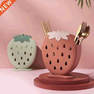 Hot Newest Creative Strawberry Box Chopstick Cage Drain