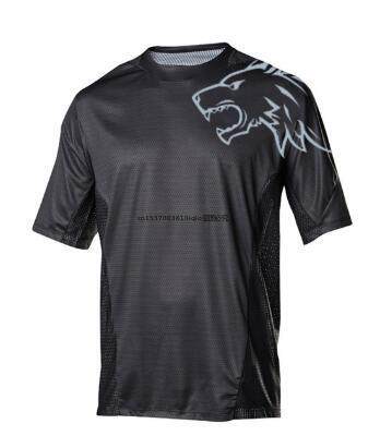 2022 black red mtb Enduro cycling maillot offroad motocross