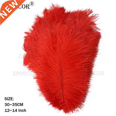 12-14 Inch 30-35CM Frist-Grade Ostrich Feathers for DIY Je