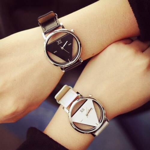 Unique Designer Watches Women Creative Geometric triangle W