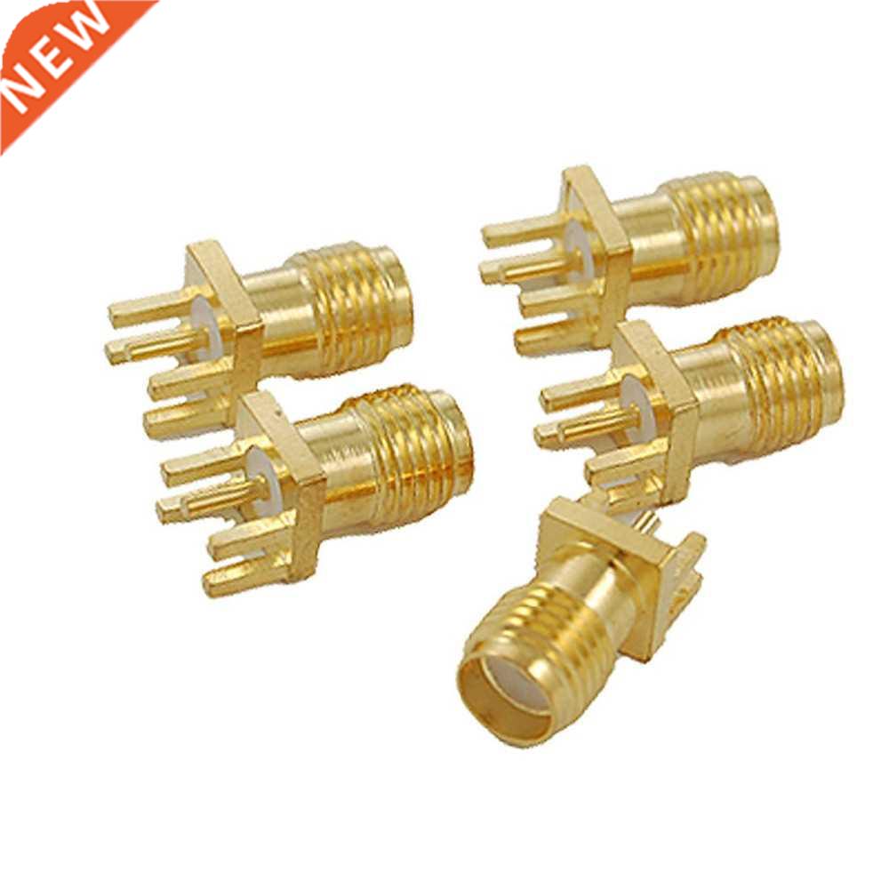 5 Pcs SMA Female Jack RF Coax Connector PCB Mount Cable Rgh