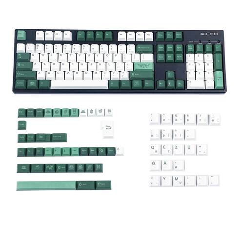 German French Italian Spain ISO Botanical Dye Sub Keycaps T