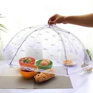 1PC Portable Umbrella Style Food Cover Anti Mosquito Meal Co