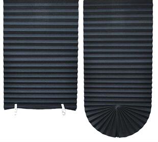 Superior Self-Adhesive Fabric Pleated Blinds Curtains Foldin