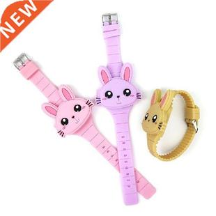 Cartoon Rubber Children's Watch Cartoon Rabbit Animation
