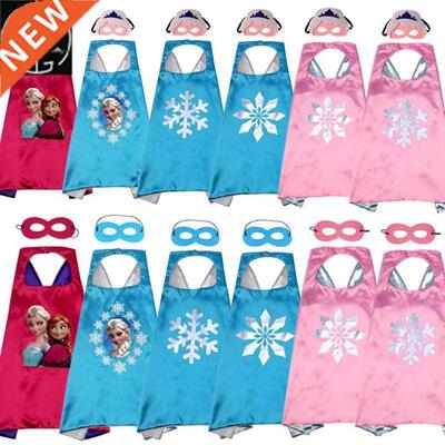 Halloween superhero Frozen cloak girl hero cloak double