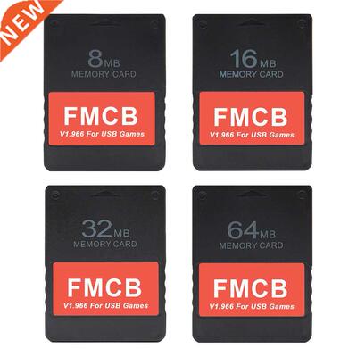 Retro FMCB V1.966 Game Memory Card for PS2 PS1 Game Console