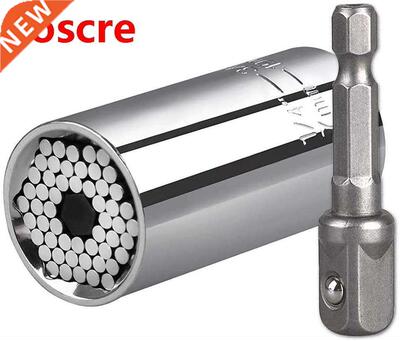 7-19mm Universal Wrench Torque Head Set Socket Sleeve Ratche