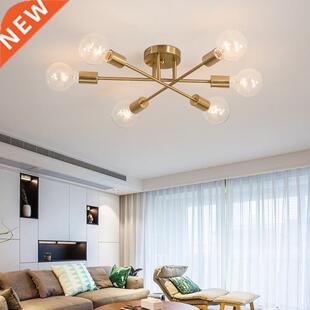 DARHYN Modern Chandelier Sputnik Lamps Semi-embedded Ceiling