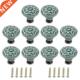 Ceramic Knobs Drawer 10Pcs Pull Knob Cabinet Hand Decorative