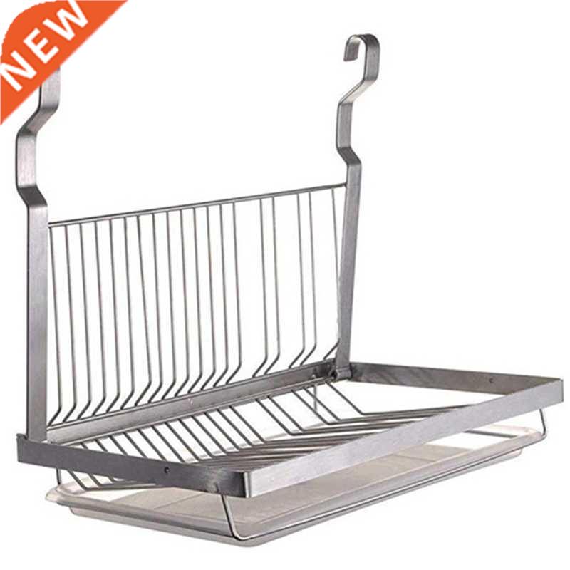 Dish Rack Foldable Dish Drying Rack With Drip Tray For