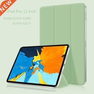 Smart cover for iPad pro 11 inch case Magnetic ltra Slim Tri