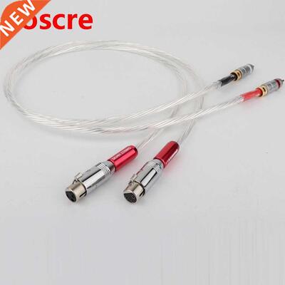 H-End Odn Slver Plated RCA TO XLR Plug Audo nterconnect