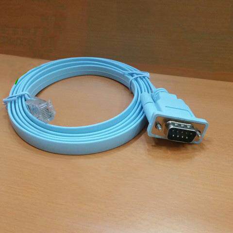 1 Pcs RJ45 Male to DB9 RS22 Male Serial Port Adapter Cable