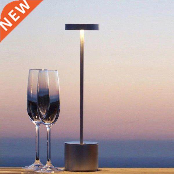 LED Aluminum Alloy Waterproof Rechargeable Desk Lamp Touch