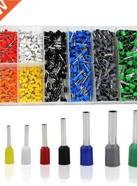 800PCS Cble Wire Connector Electricl Tube Terminls Multip