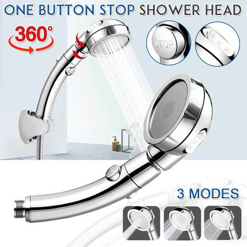 Portable 60 Degree Rotary  Mode Bath Shower Adjustable Jet