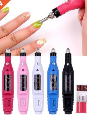 Professional USB Nail Drill Machine Electric Nail Files Bits