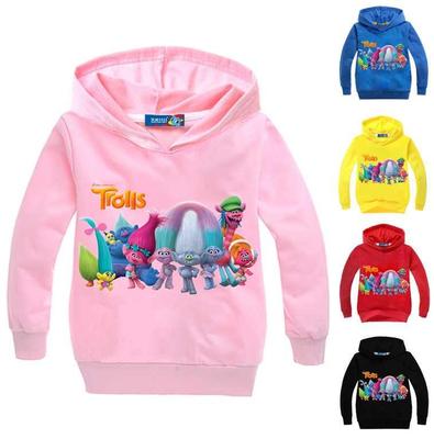 New Arrival Girls Trolls Hoodies Baby Boys Hoodies and Sweat