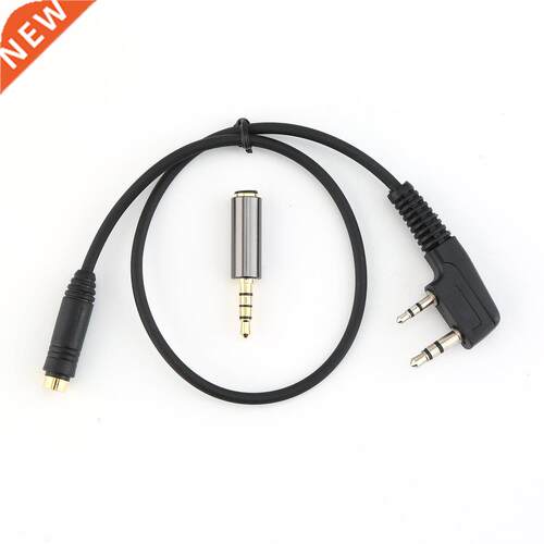 2 Pin K1 To 3.5MM Female Audio Phone Earphone Transfer Cabl