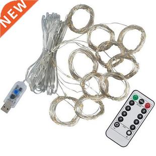 2022 Christmas Curtain Light Garland Merry Christmas