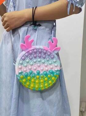New Arrival Silicon Purse Push Bubble Simple Dimple Fidget M