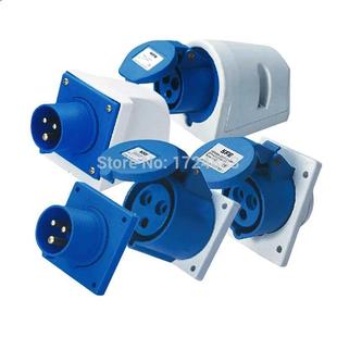 16A 3 pole connector Industrial malefemale sockets SFN-113/