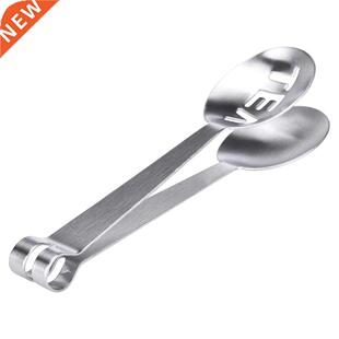 2 Pieces Stainless Steel Tea Bag Squeezer Teabag Tong