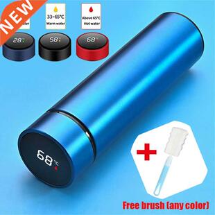 Tumbler Water Bottle Thermos Temperature Display Water Bottl