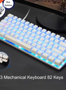 Gaming Keyboard AK33 Mechanical Keyboard Blue Black Switch 8