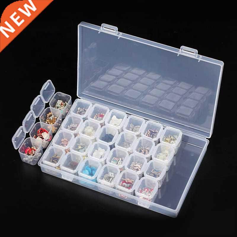 28 Grids Sealed Plastic Storage Box Protable Weekly Hygiene