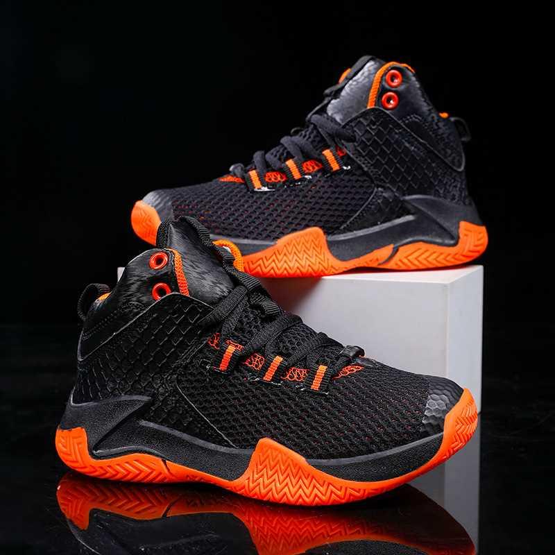 New Thick Sole Soft Boys Basketball Shoes Non-slip Children