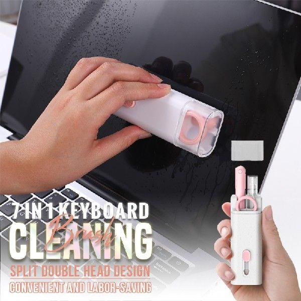 7 In1 Keyboard Soft Cleaning Brush With Key Puller Double