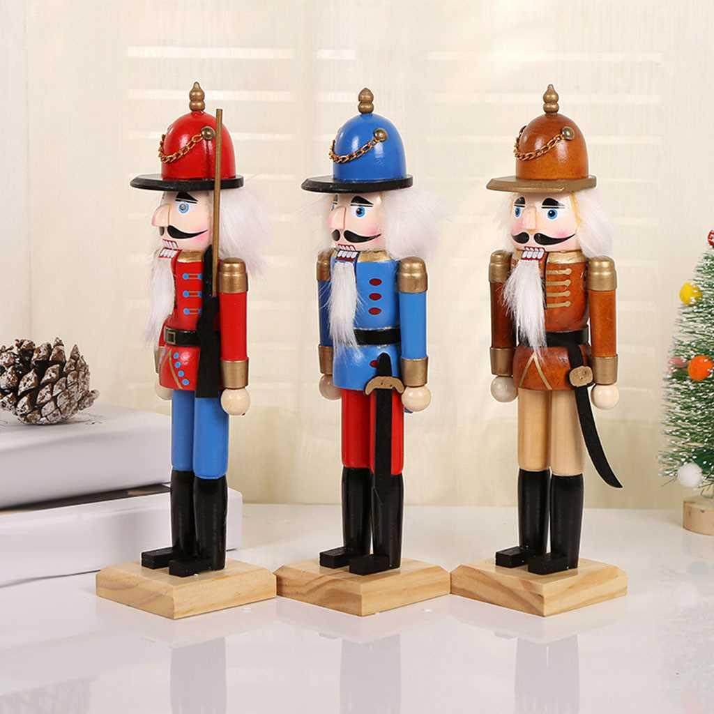 3Pieces Christmas Nutcracker Ornament Xmas Ornaments