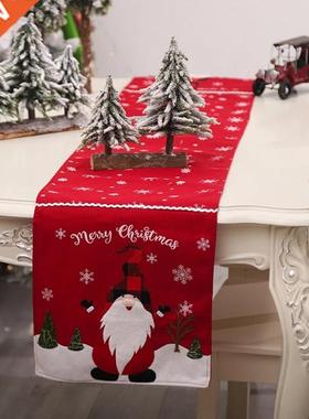 Christmas Table Runners Red Black Stripe Tablecloths