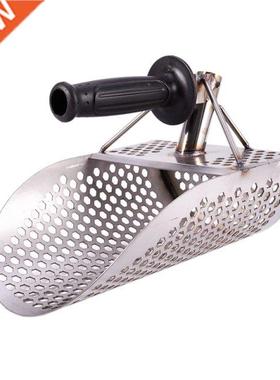 Sand Scoop for Metal Detecting, Stainless Steel with Hexahed