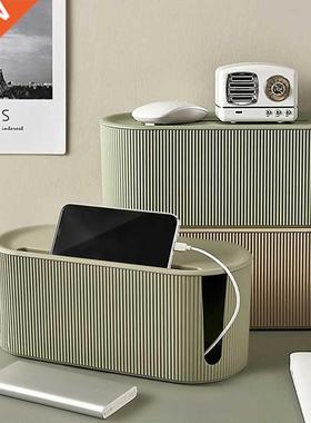Morandi Color Wire Cable Storage Case Organizer Box Deskop S